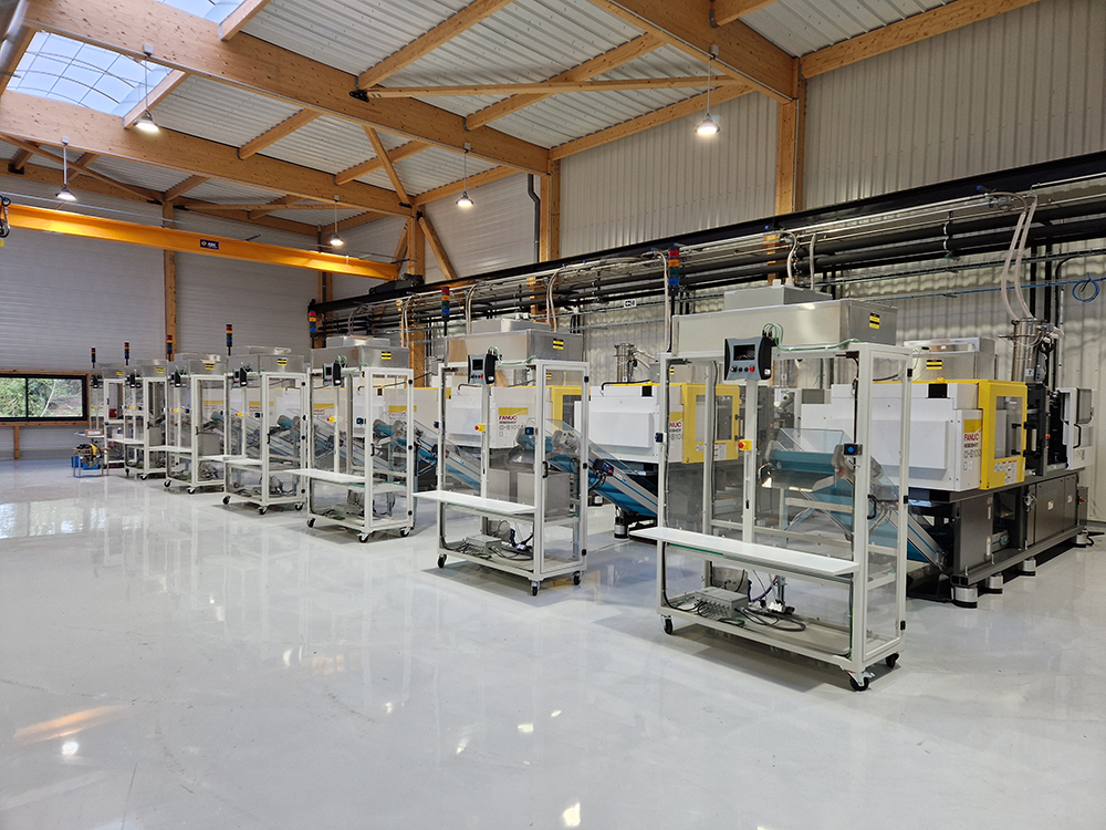 Réception de 7 presses à injecter électriques FANUC
